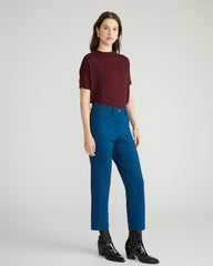 Cigarette Ponte Pants - Deep Teal