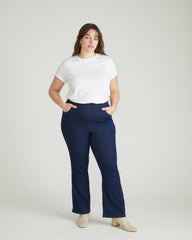 ComfortDenim Bootcut Jeans - Dark Indigo