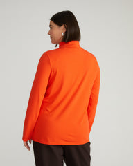 Close Fit Turtleneck - Poppy