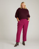 All Day Mercer Tapered Leg Pants - Goji Berry