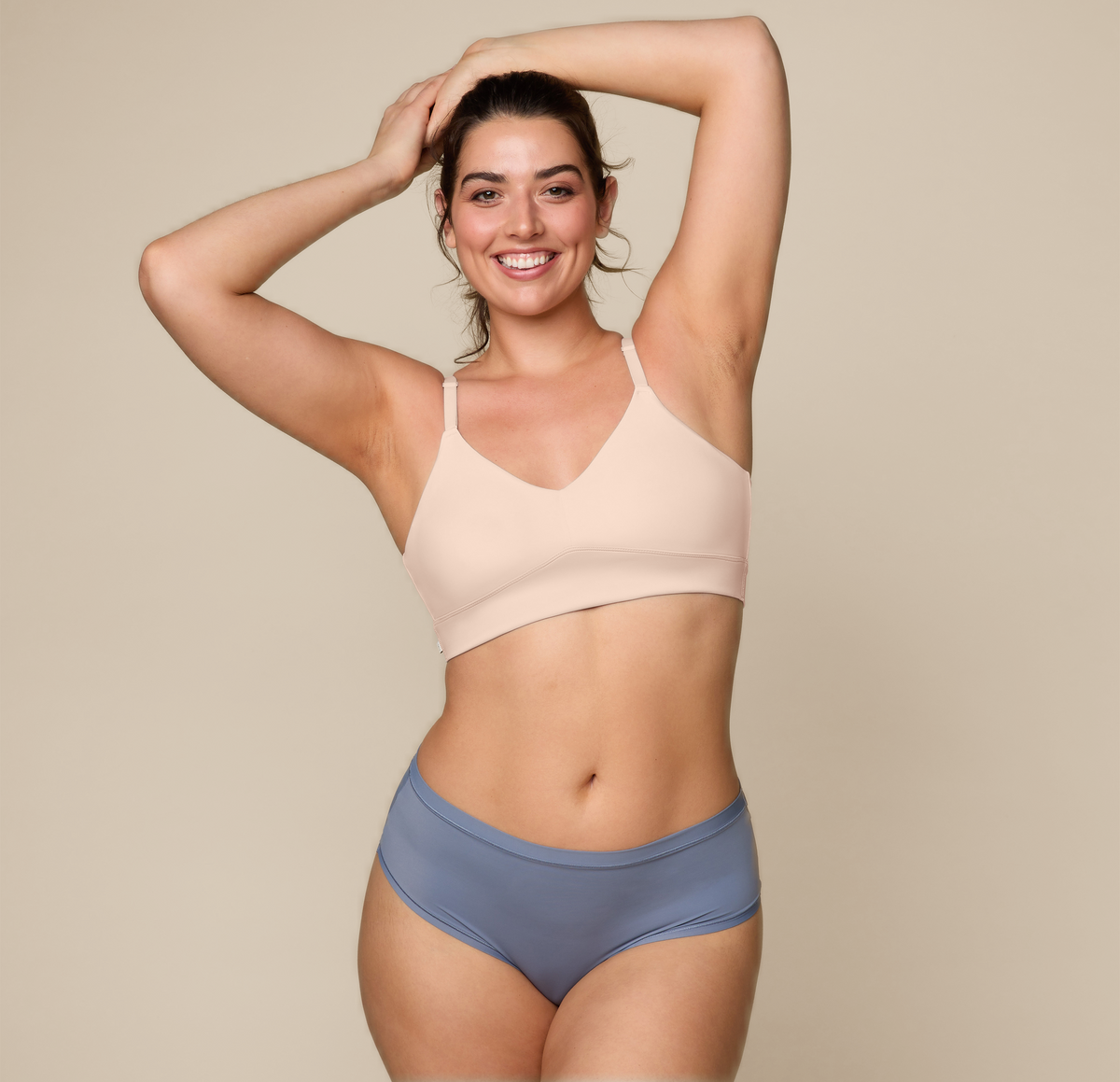 Bliss Triangle Bralette - Rose
