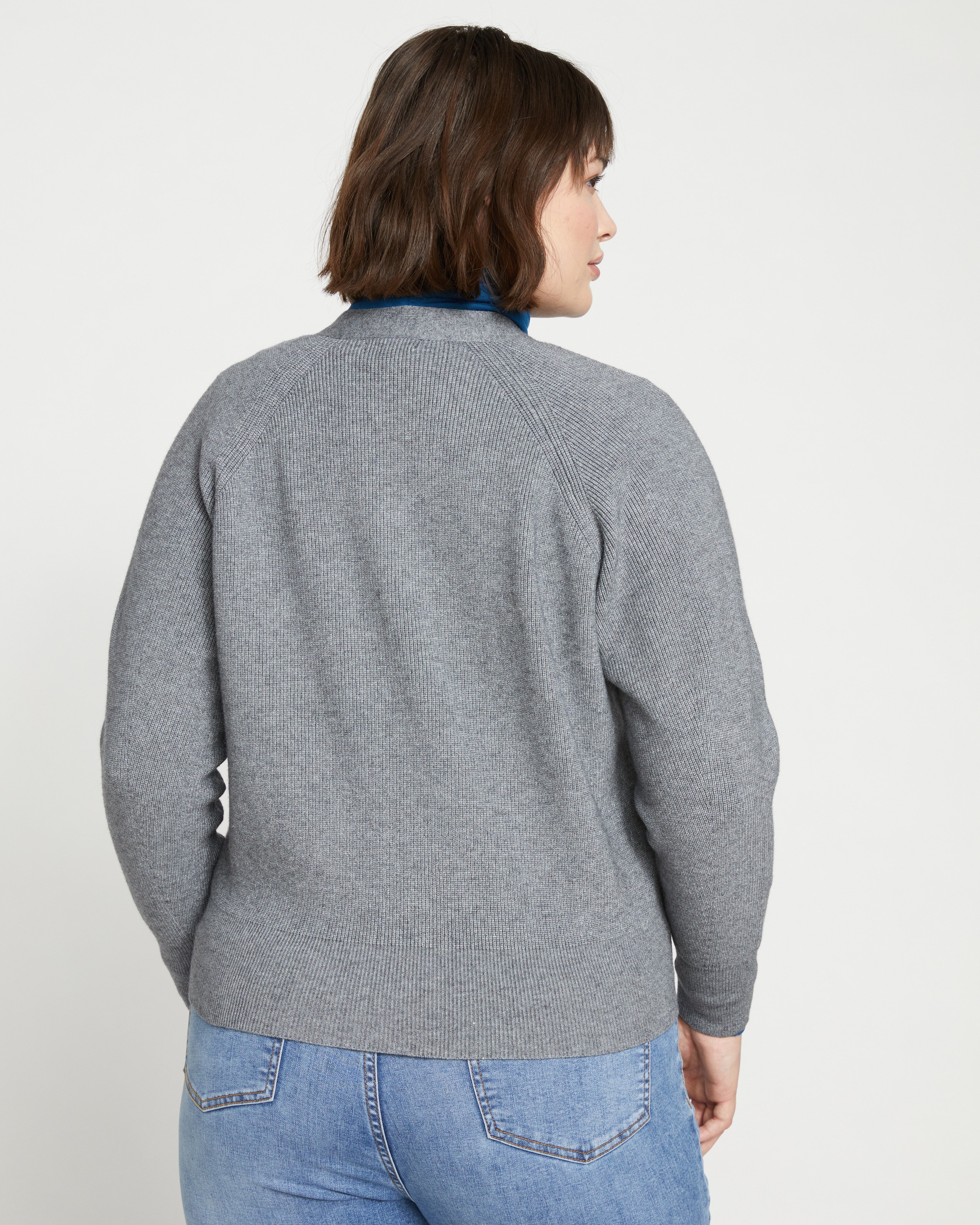 Better-Than-Wool Cardigan - Heather Grey