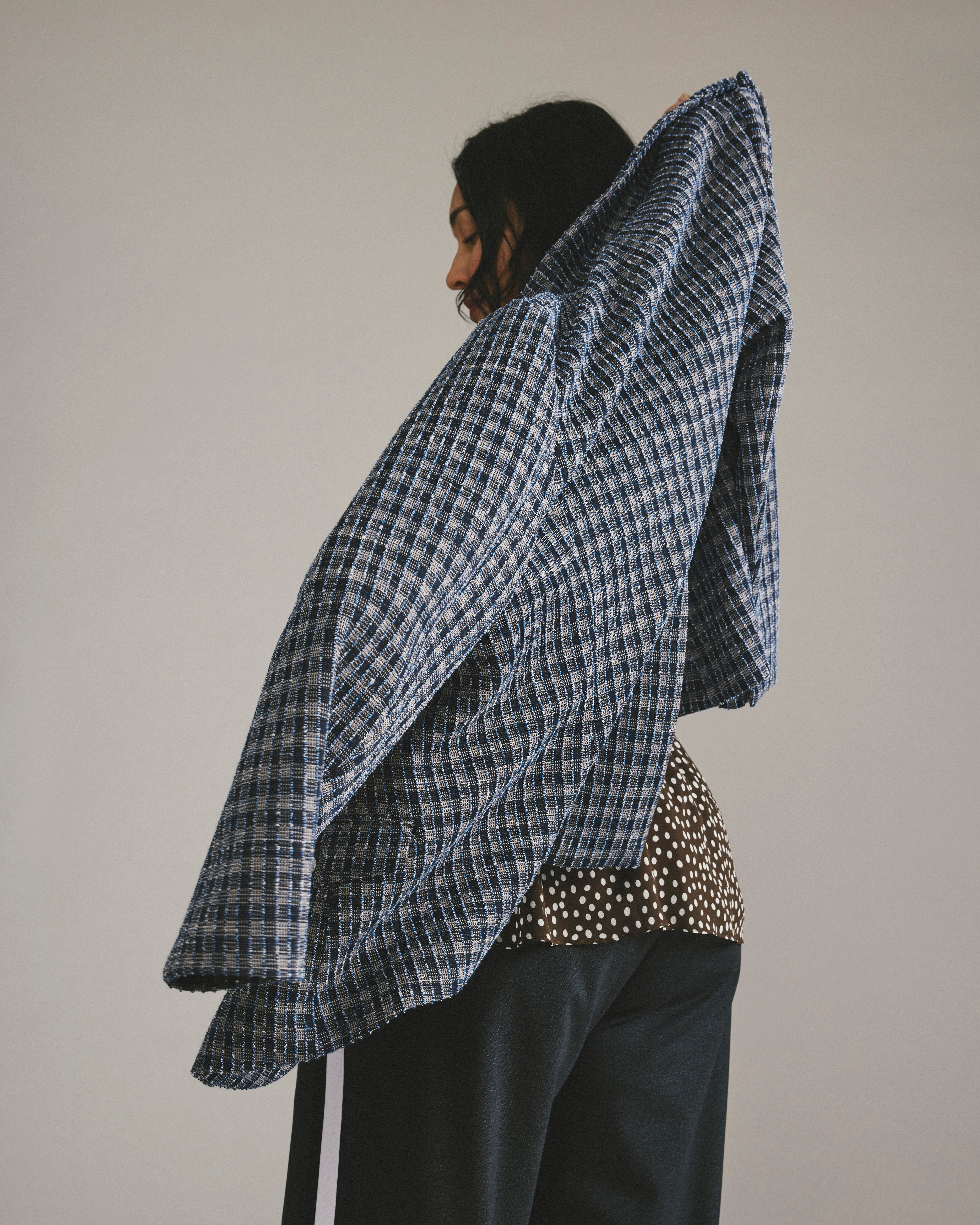 4 Pocket Ponte Blazer - French Tweed