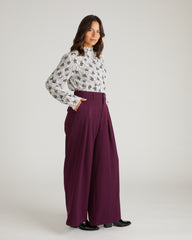 All Day Palais Wide Leg Pants - Gamay